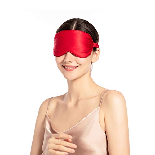Natural Silk Sleep Mask with Elastic Strap G9405