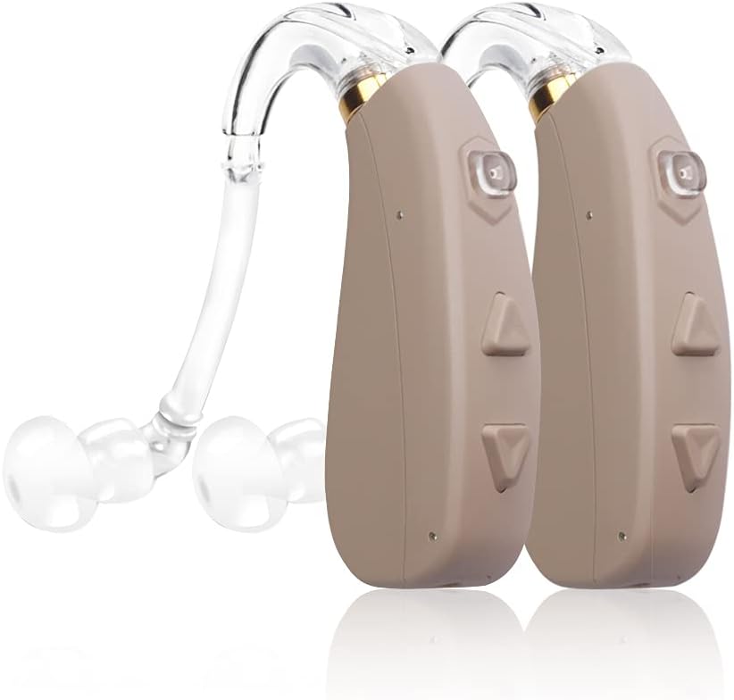 Rechargeable Hearing Aid with 4 Channels and Two Types of Sound Tubes S32865