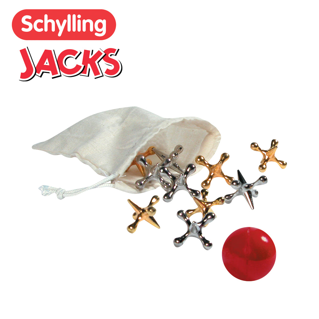 Metal Jacks & Rubber Ball Set T314