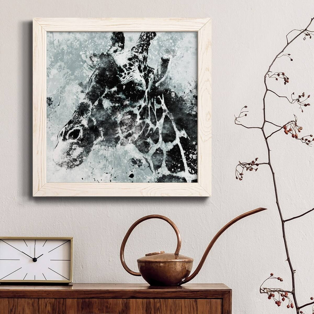White Framed Canvas 24x24 A3480