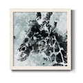 White Framed Canvas 24x24 A3480