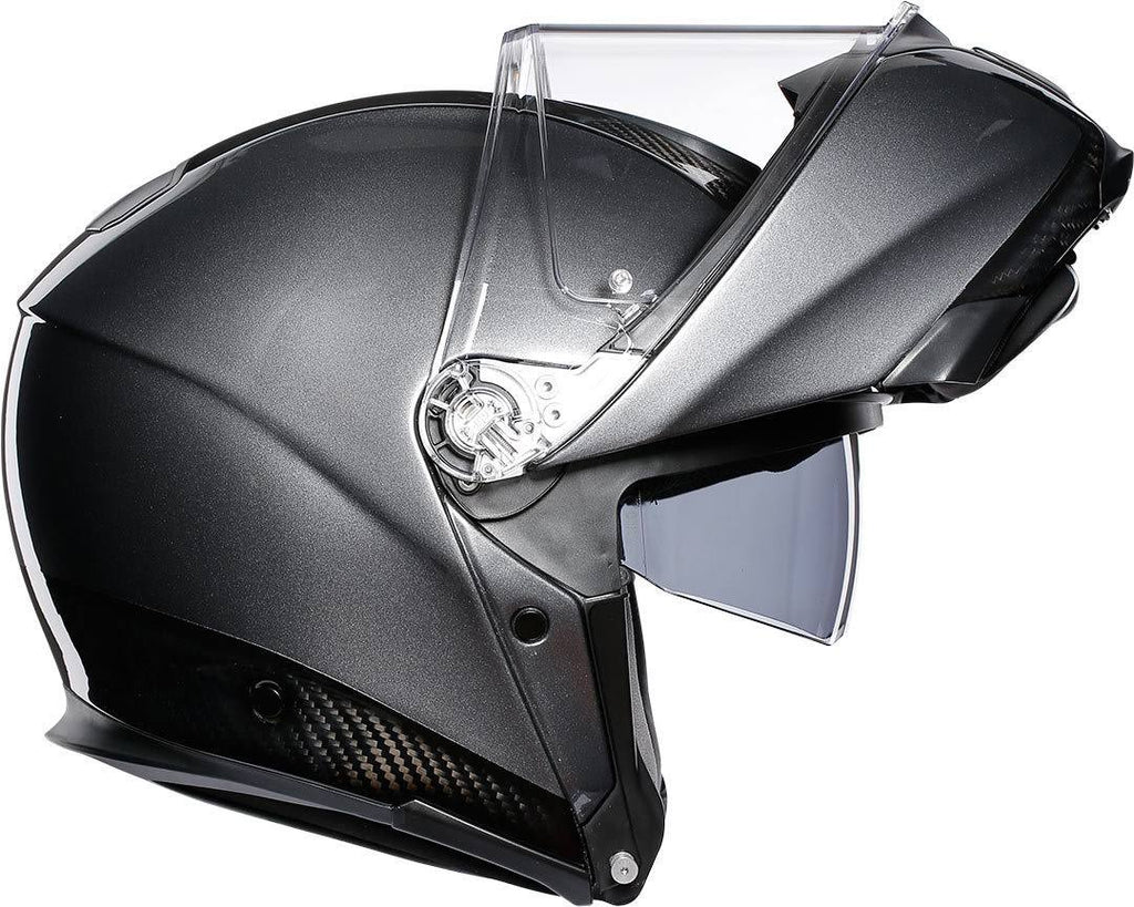 Carbon/Dark Grey Modular Helmet E491