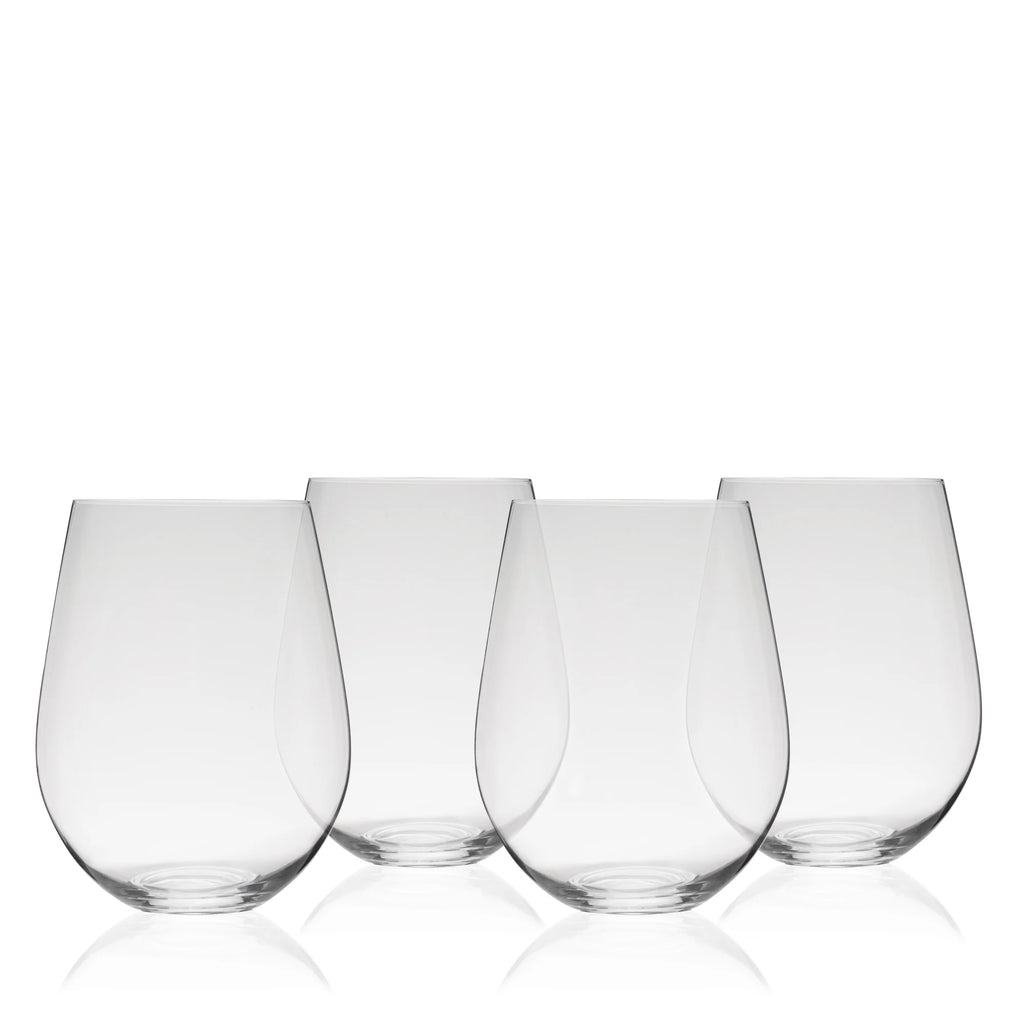 Stemless Crystal Wine Glasses X7362