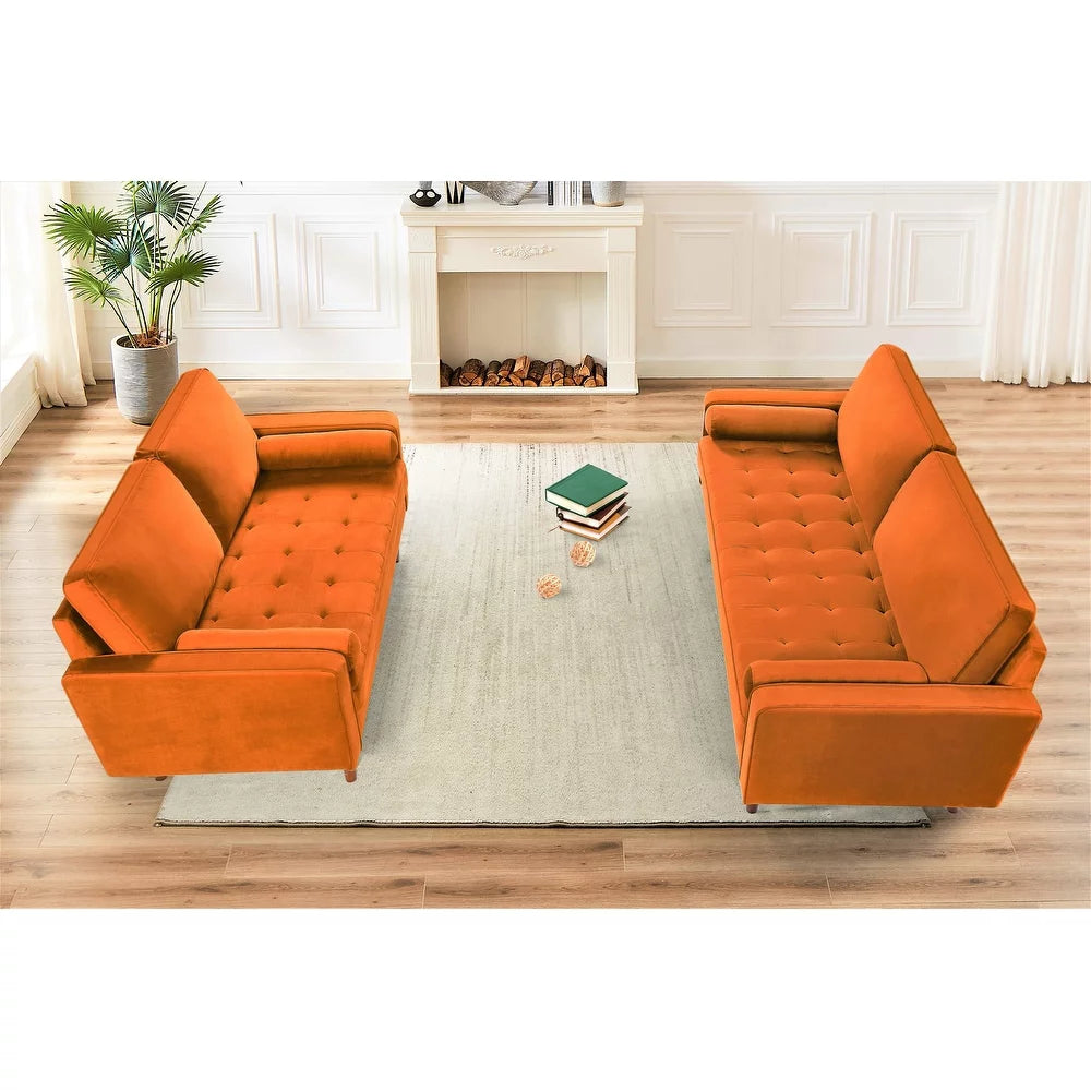 Velvet Sofa Loveseat O75884
