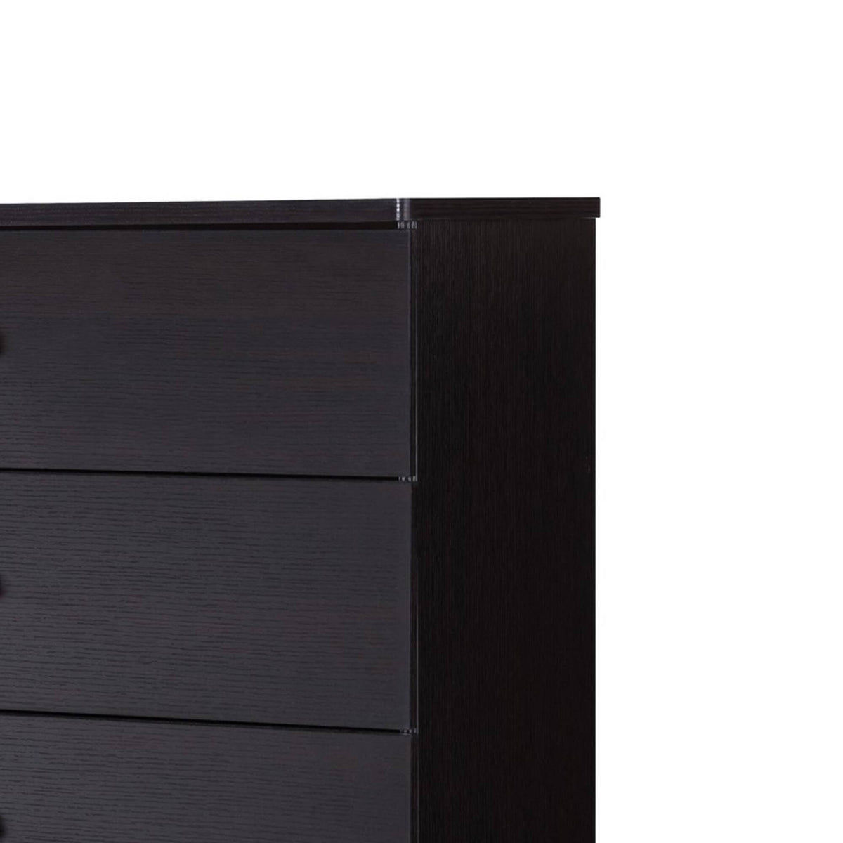 Dark Brown 5 Drawer Chest V2655