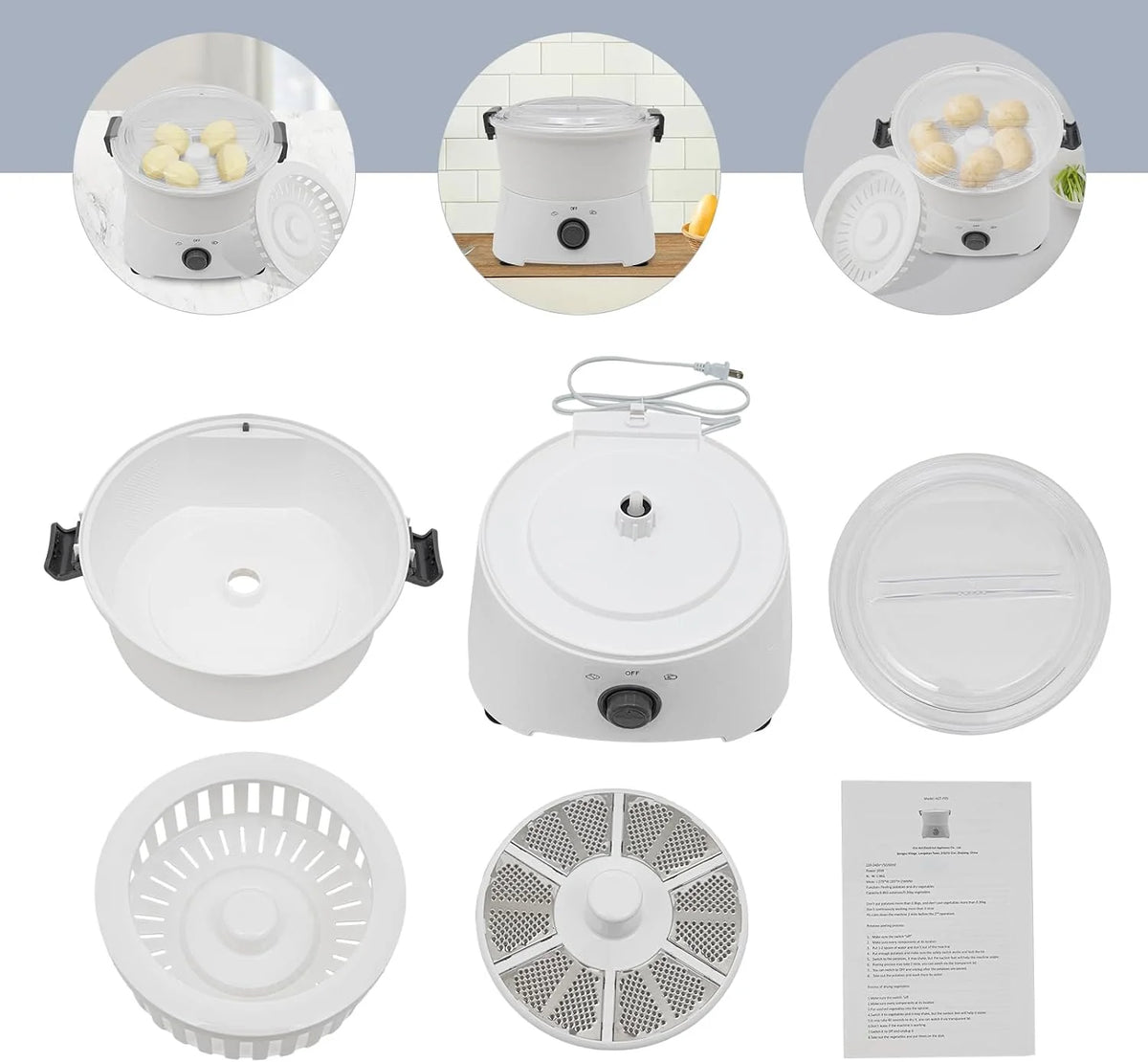 85W Electric Potato Peeler Machine J2320