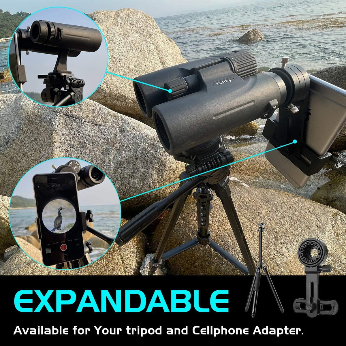 10x42 Waterproof IPX6 Binoculars G411