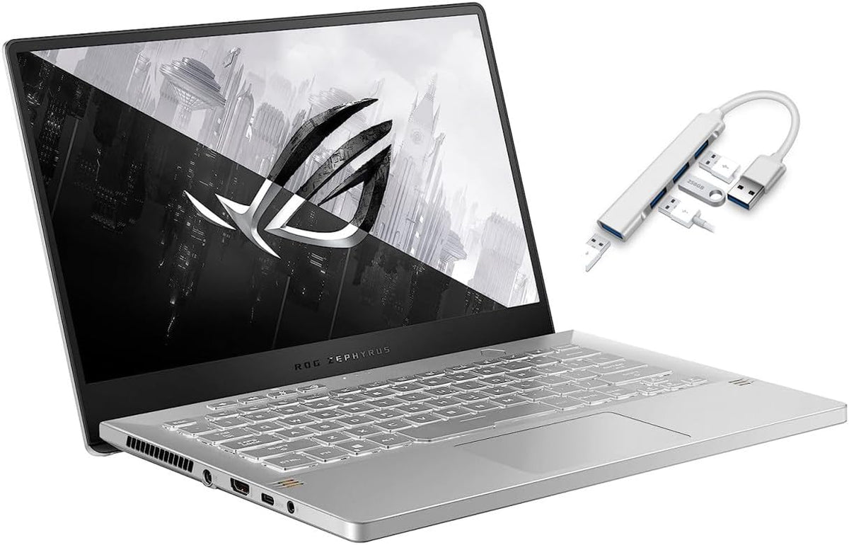 14" FHD 144Hz Gaming Laptop with AMD R7-5800HS, RTX 3060, 40GB RAM, 2TB SSD, White R309942