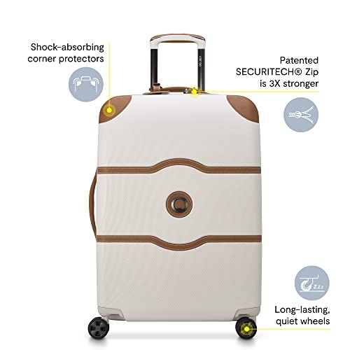 Hardside Luggage with Spinner Wheels, Angora, 28 Inch R112413