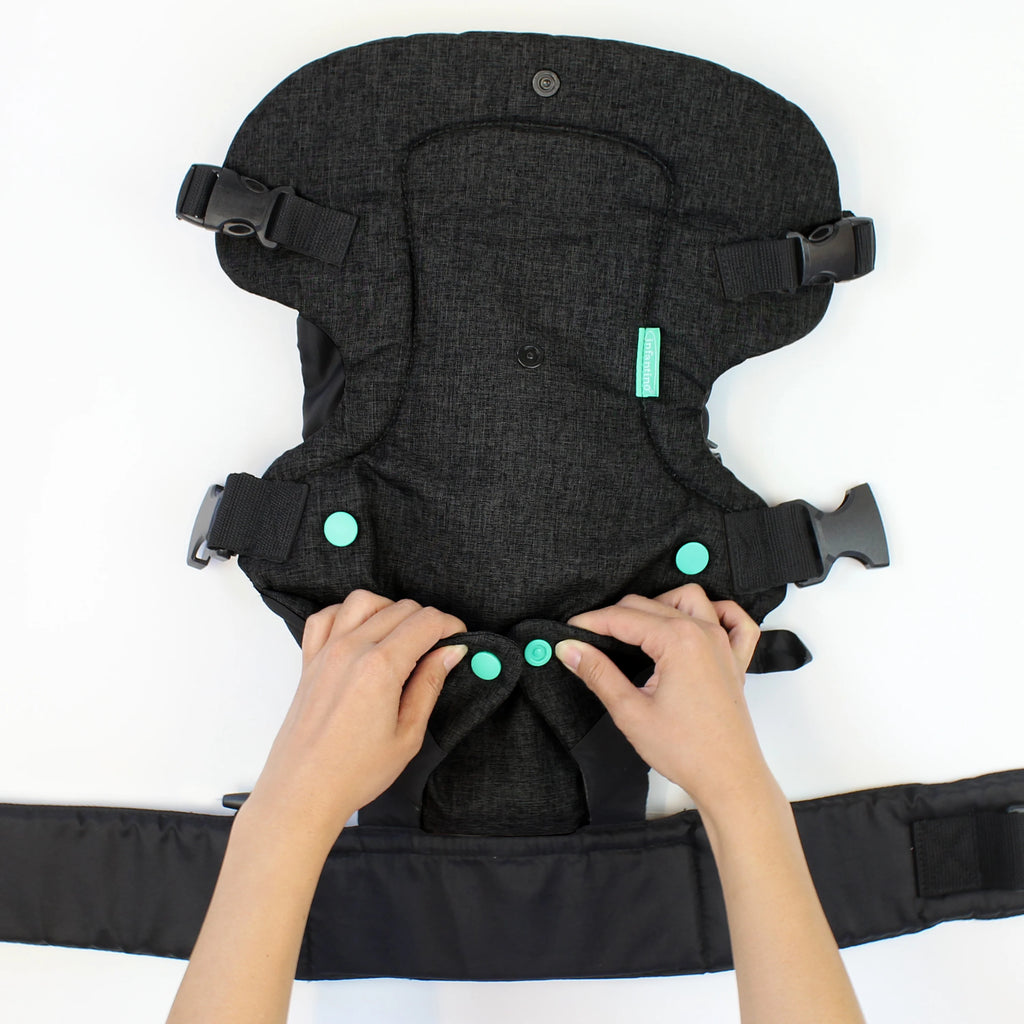 Black 4-in-1 Convertible Baby Carrier X9016