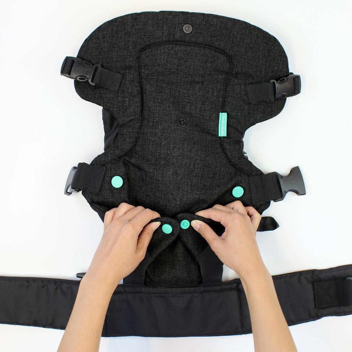 Black 4-in-1 Convertible Baby Carrier X9016