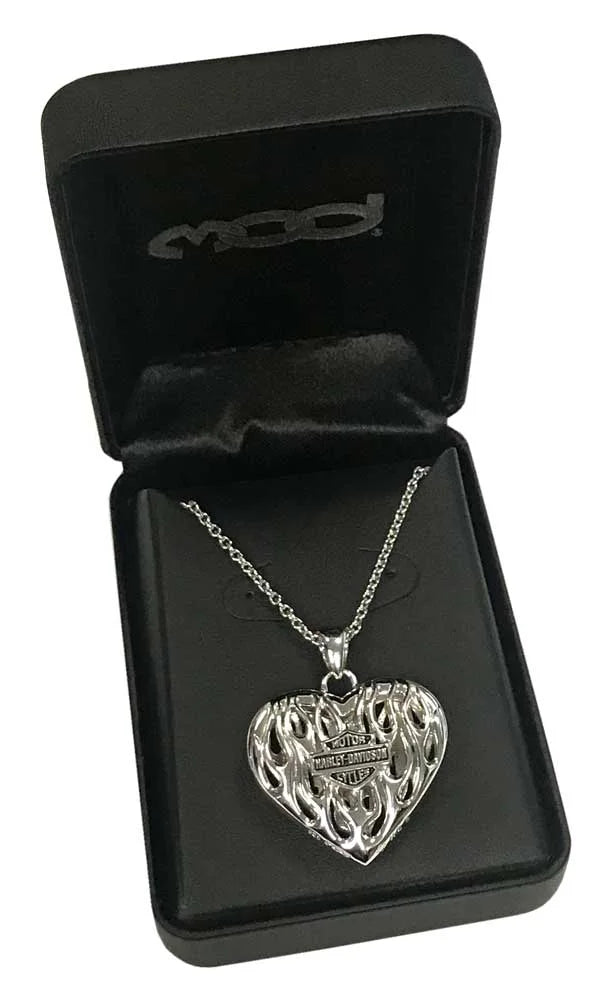 Silver Heart Necklace J78607