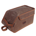 Brown Canvas Bicycle Trunk Cooler Bag P9374