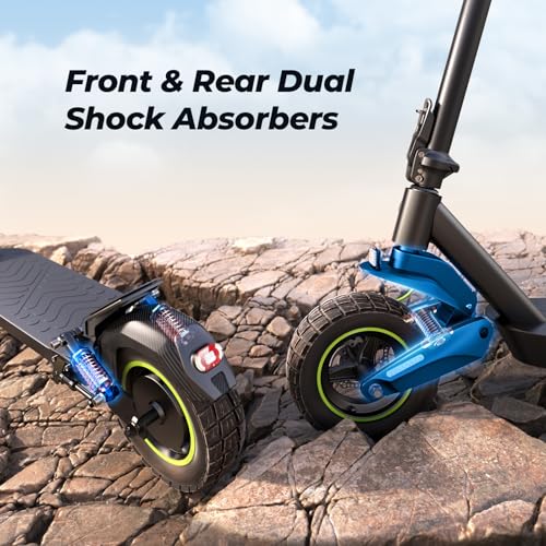 Electric Scooter with 10" Pneumatic Tires, Folding E Scooter F44577