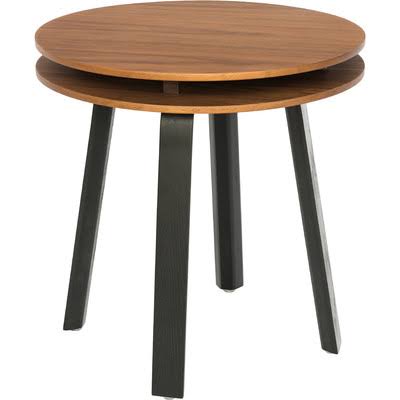 Walnut Hi Lo End Table L937