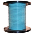 6 Fiber Indoor Distribution Fiber Optic Cable Multimode 50/125 OM3 Aqua Riser Rated Spool 1000 Foot D196
