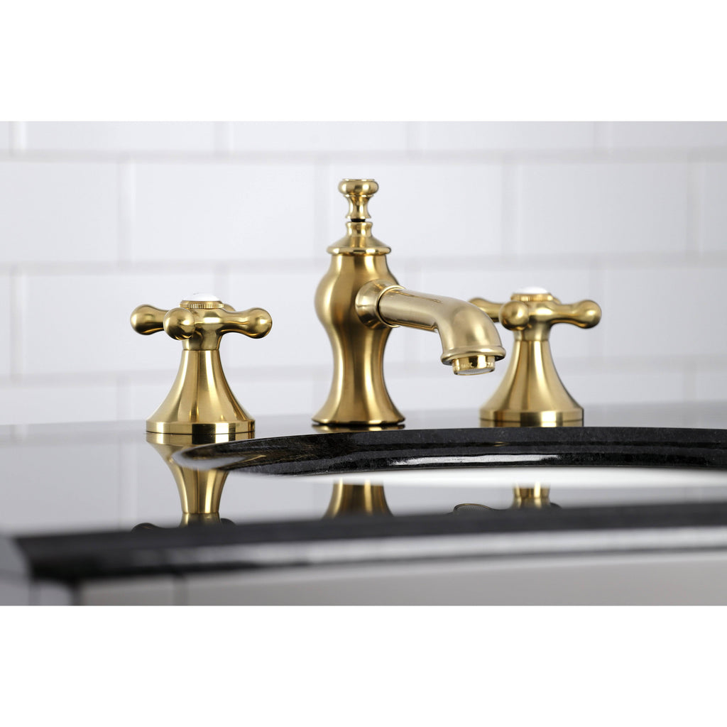 Vintage 8 in. Widespread Bathroom Faucet Brushed Brass T813753