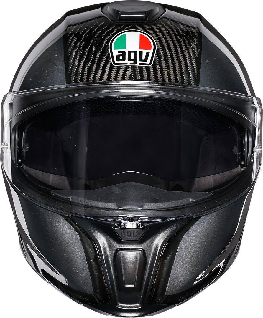 Carbon/Dark Grey Modular Helmet E491