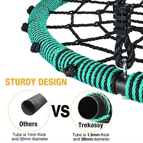 Spider Web Swing 40 inch with Steel Frame and 2 Hanging Straps S764