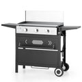 3-Burners Gas Griddle Portable Flat Table Top BBQ Grill 33,000 BTU R52727