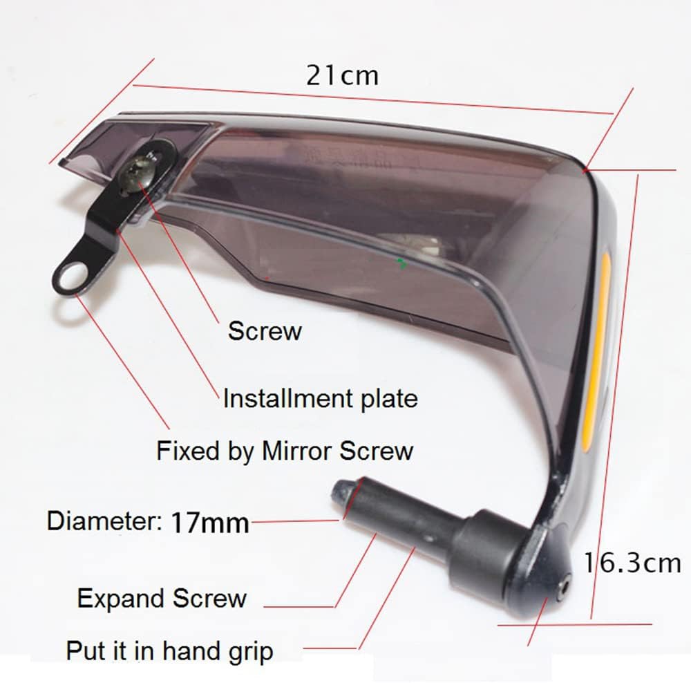 Motorcycle Hand Guard Windproof Protector for 22mm Handlebar H647