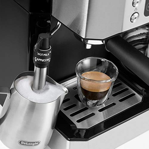 10-Cup Coffee Maker & Espresso Machine with Milk Frother B34052