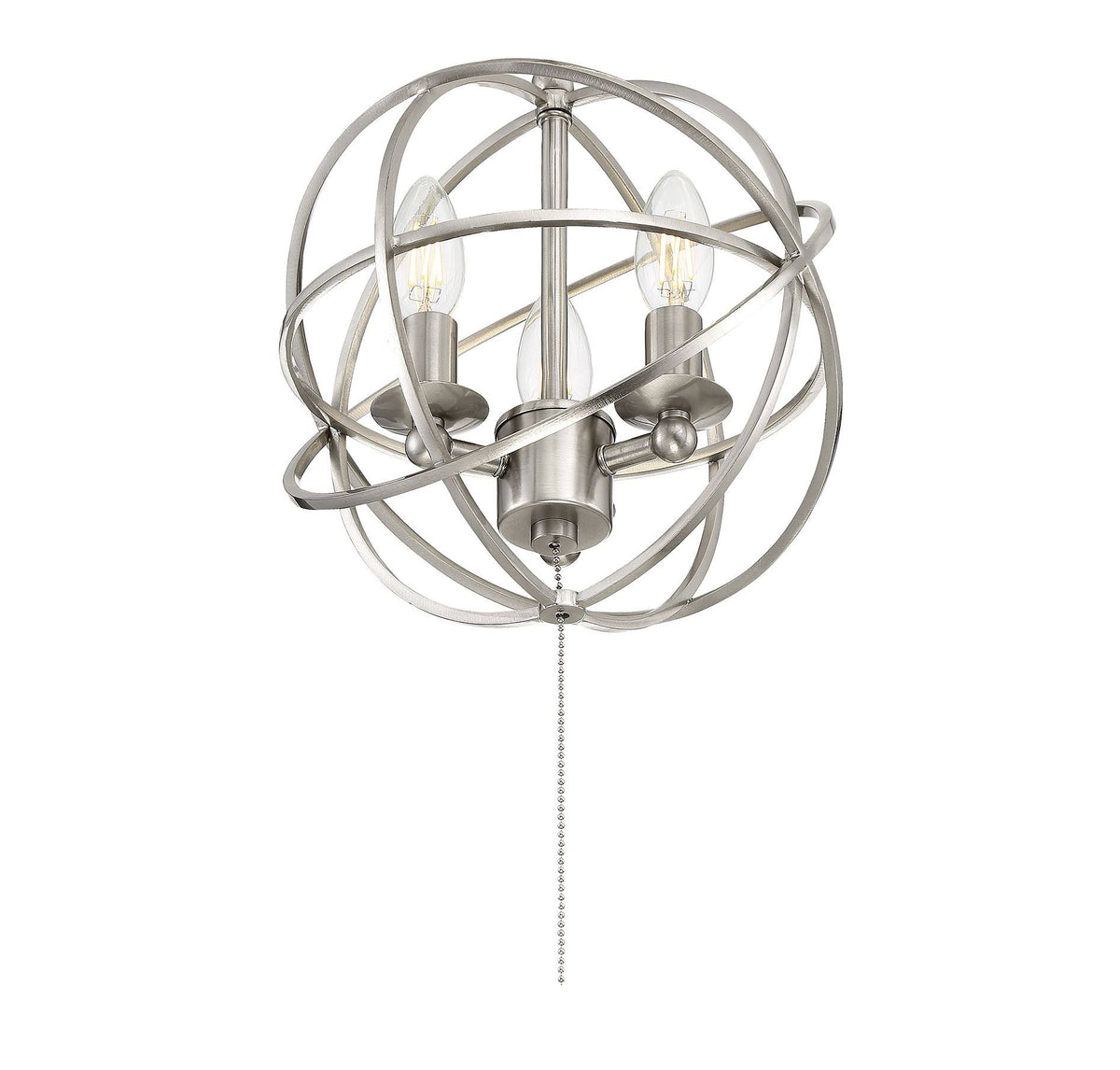 Satin Nickel Fan Light Kit H268356