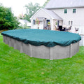 Oval Teal Blue Winter Pool Cover F6991