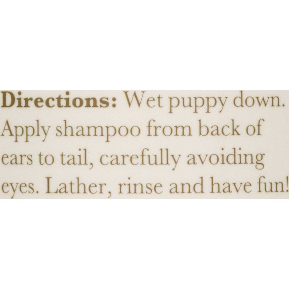 Tearless Shampoo with Buttermilk F7984