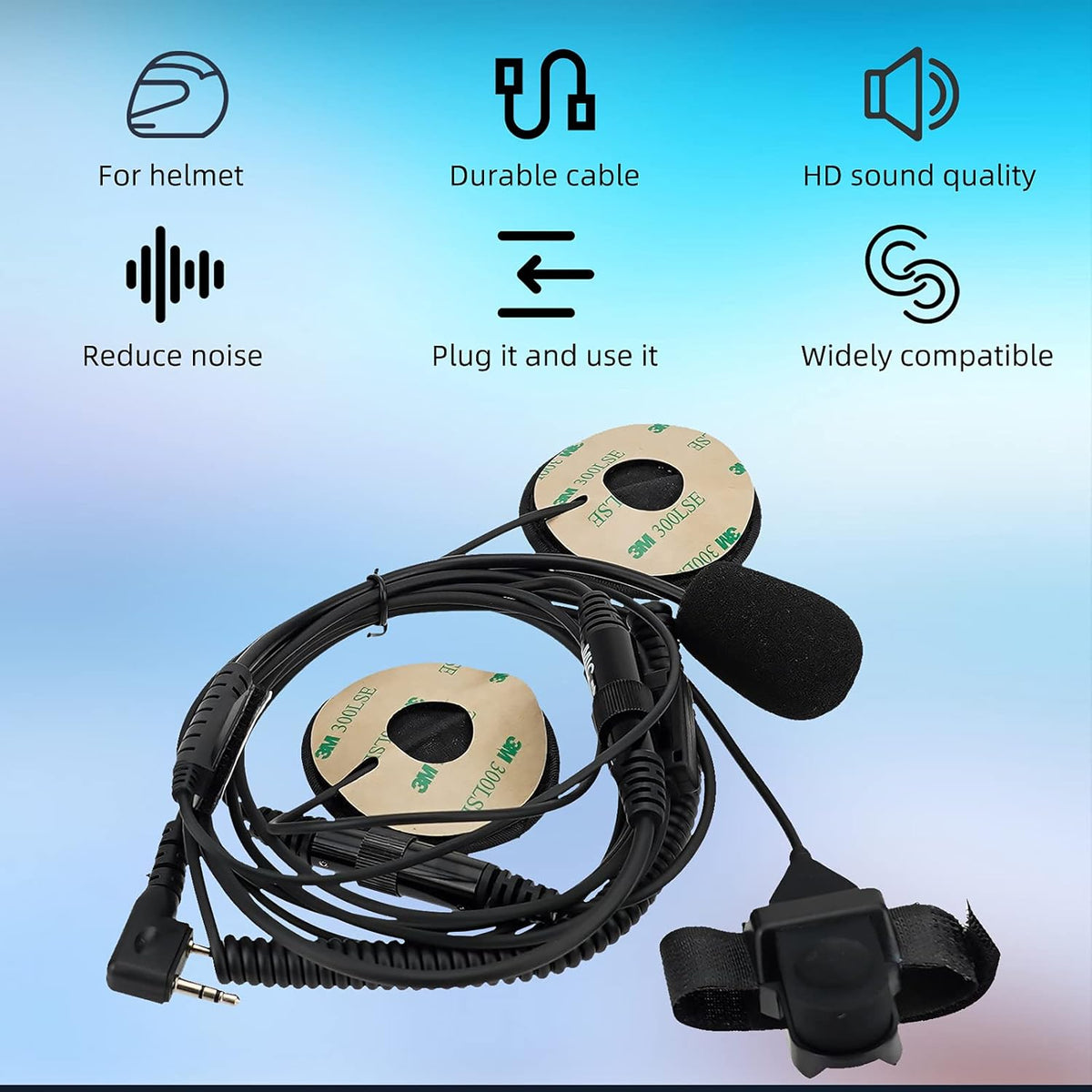 Ham Radio Dual Band Radio Bundle with Two Way Radio Headset O2741