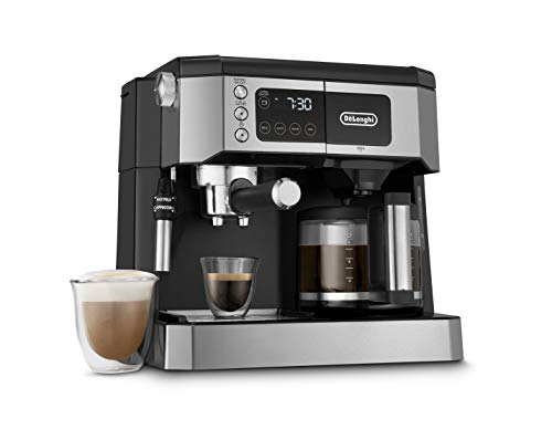10-Cup Coffee Maker & Espresso Machine with Milk Frother B34052