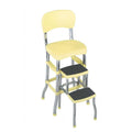 Retro Chair with Step Stool with Sliding Steps C617208