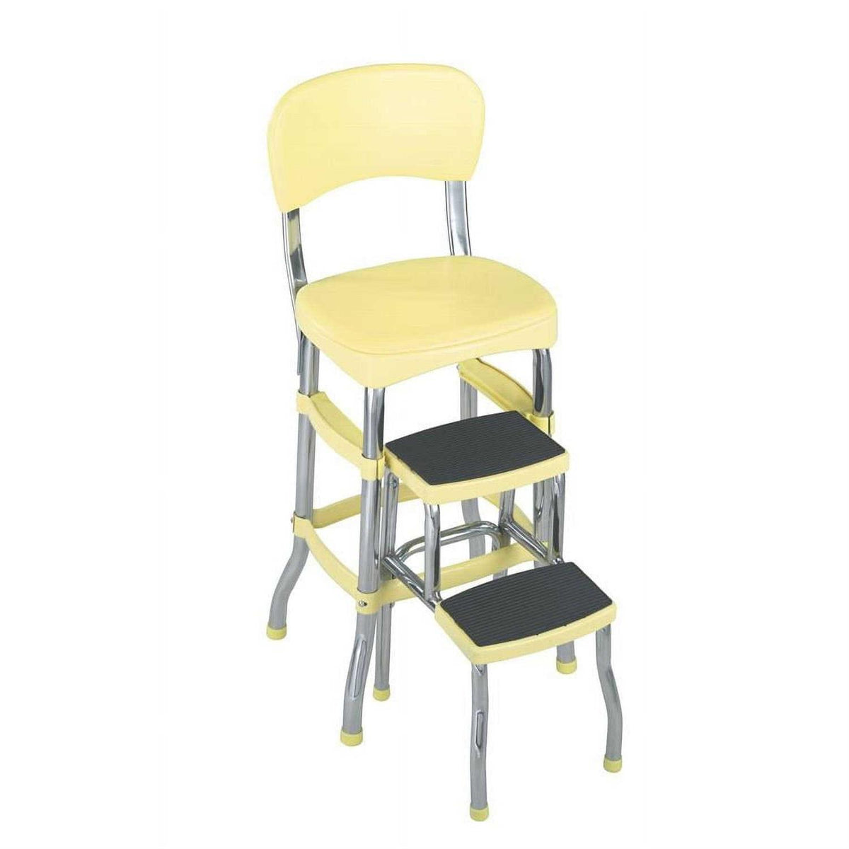 Retro Chair with Step Stool with Sliding Steps C617208