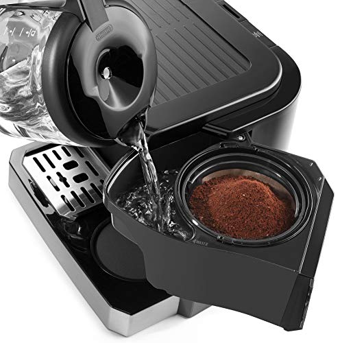 10-Cup Coffee Maker & Espresso Machine with Milk Frother B34052
