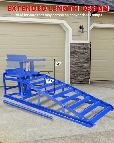 2 Pack 5T Heavy Duty Steel Hydraulic Car Ramps T6119
