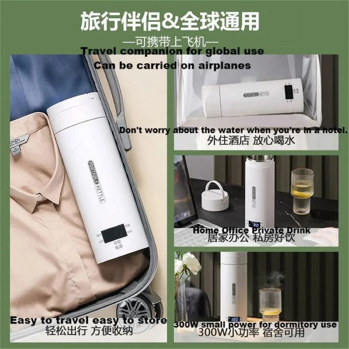 110V portable electric heating water kettle O51742
