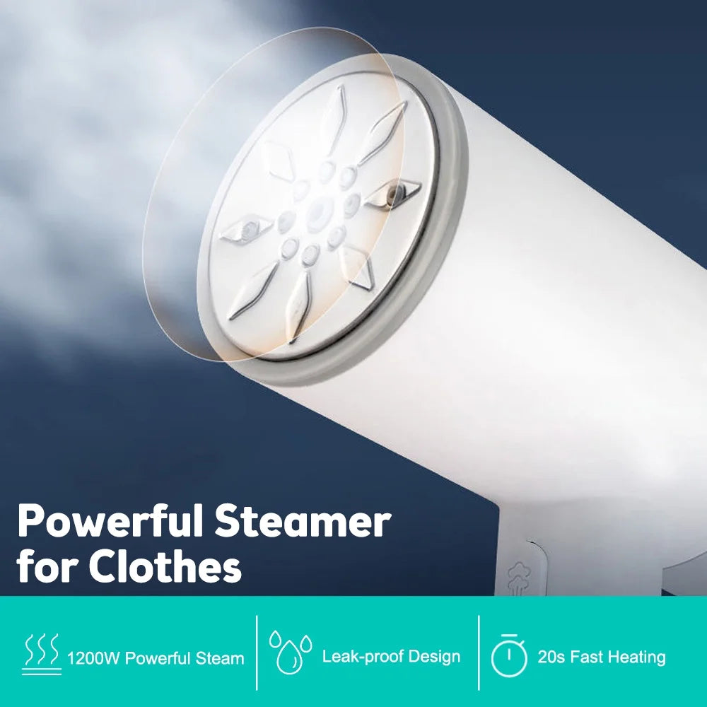 1200W Handheld Fabric Steamer, 200ml, Foldable Q54628