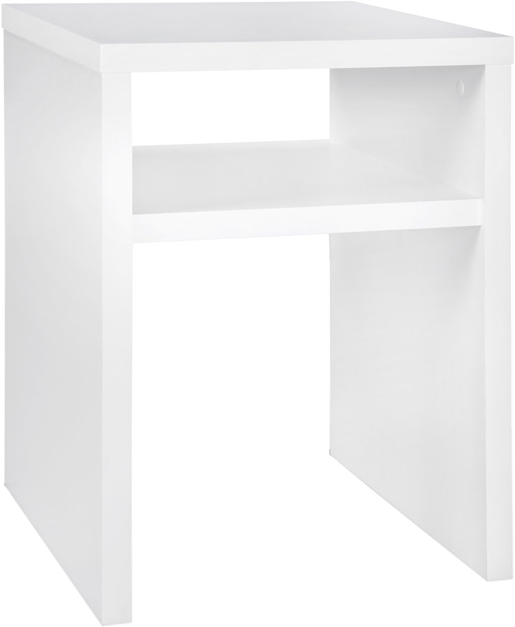 White 2-Door Storage Cabinet with Shelf B858194