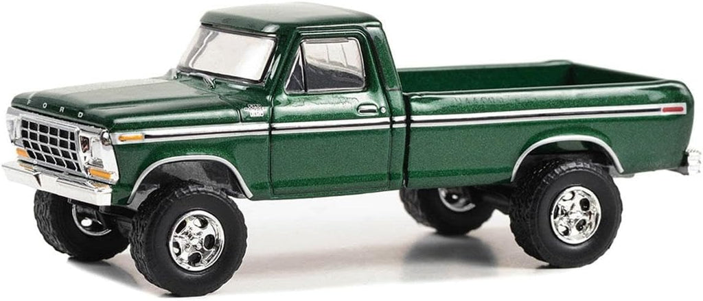 1/64 1979 Ford F-350 Custom Green L6856