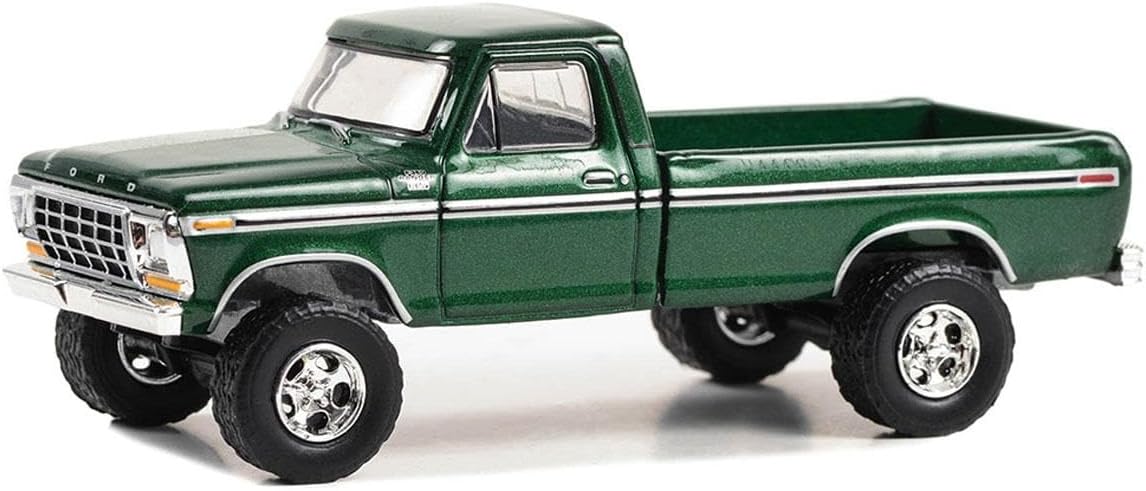 1/64 1979 Ford F-350 Custom Green L6856