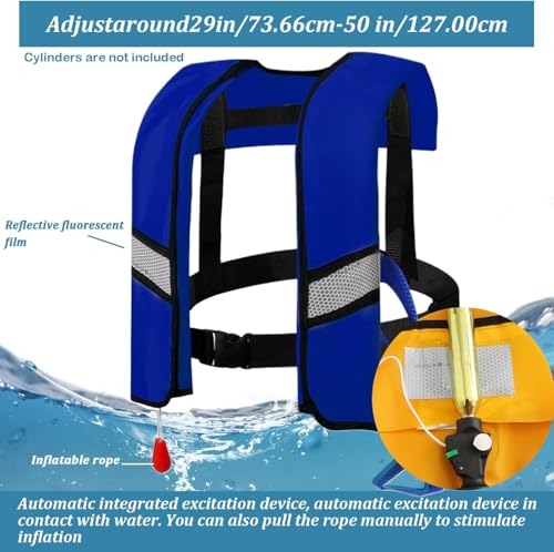 150N Automatic Inflatable Life Jacket with CO2 Inflation H6340