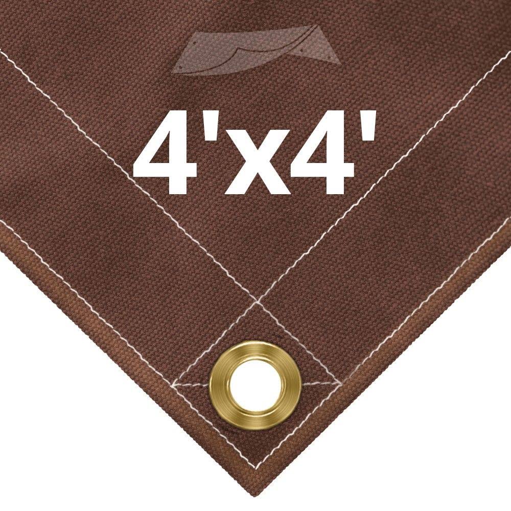12 oz Brown Canvas Tarps K811347