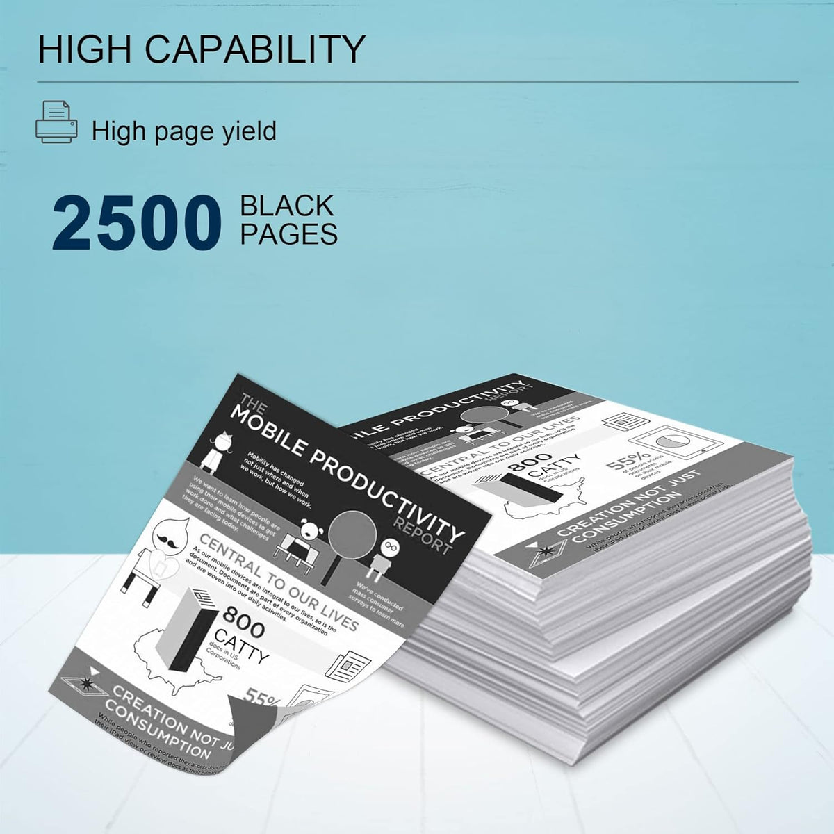 1 Pack Black Toner Cartridge for M1522n M1523nf M1120 MFP P1505 P1505n Printer R1086