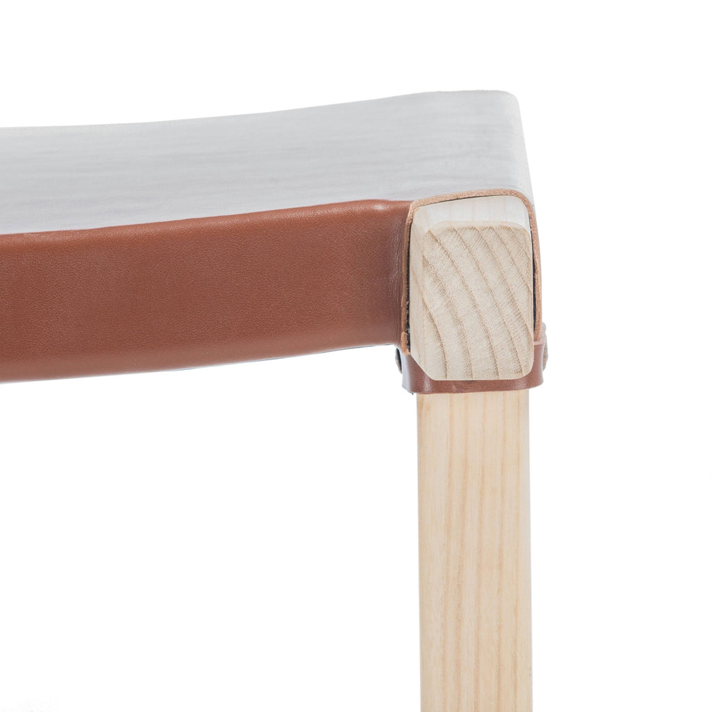 White Rectangle Bar Stool Y352