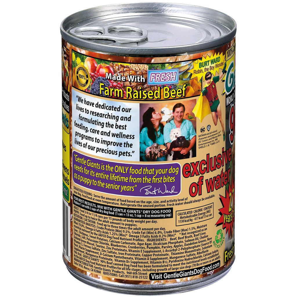 Grain Free Beef Dog & Puppy Can Food D740