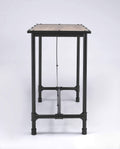 Oak and Black Bar Table A3582