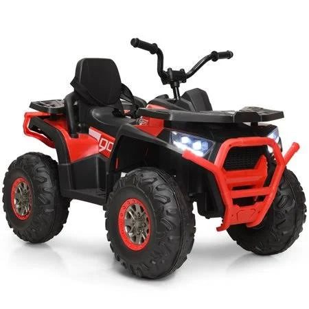 Red 12V Electric Kids Ride on Car ATV 4-Wheeler Quad with LED Light P81124
