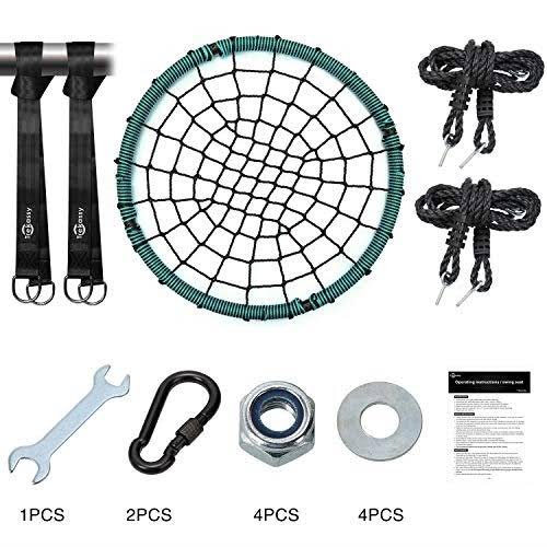 Spider Web Swing 40 inch with Steel Frame and 2 Hanging Straps S764