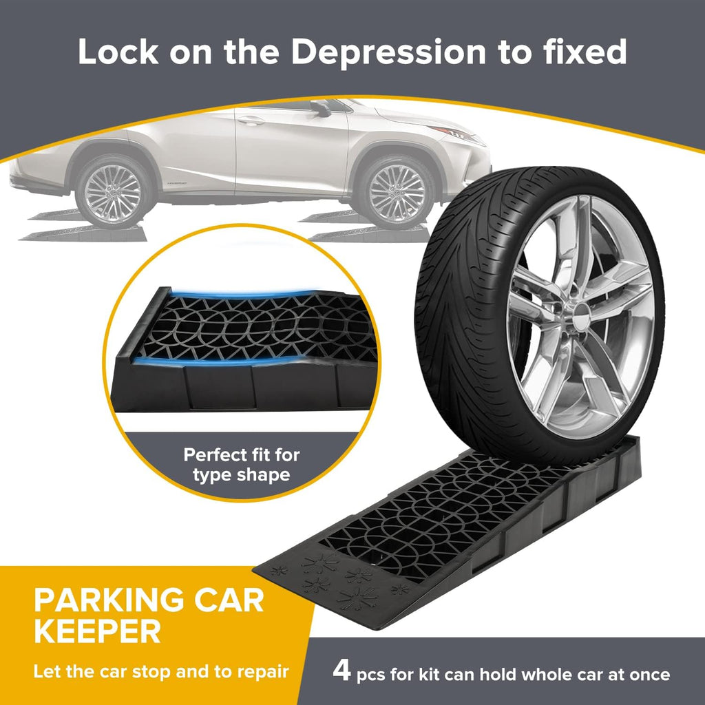 4 Pack Plastic Car Service Ramps G171