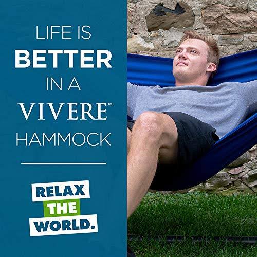 Royal Blue Polyester Hammock with Stand H6139